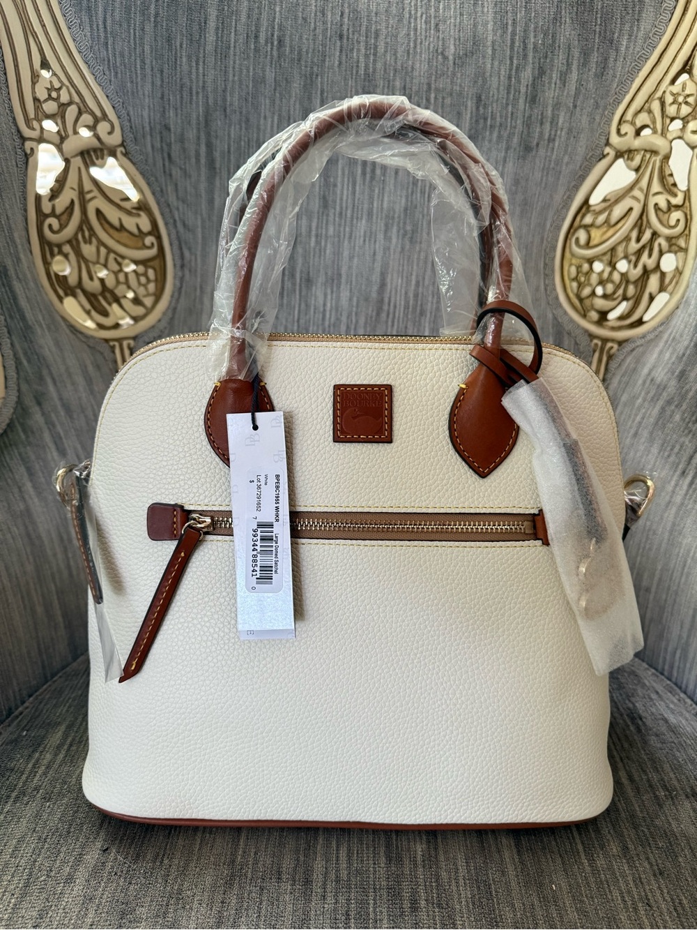 Dooney & Bourke Pebble Grain Large Domed Satchel